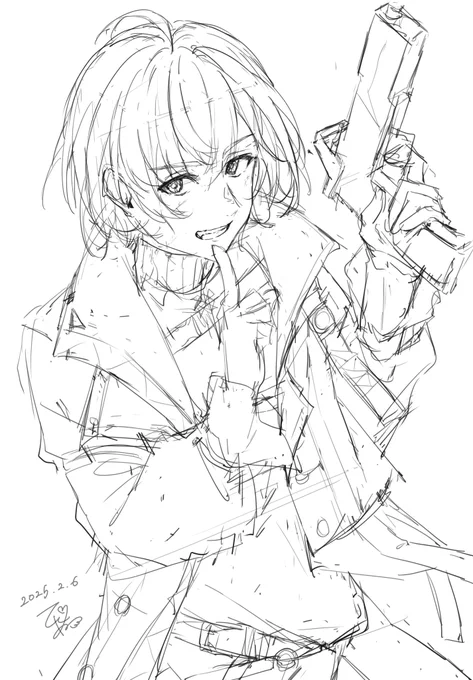 夜なので奏斗描きました 