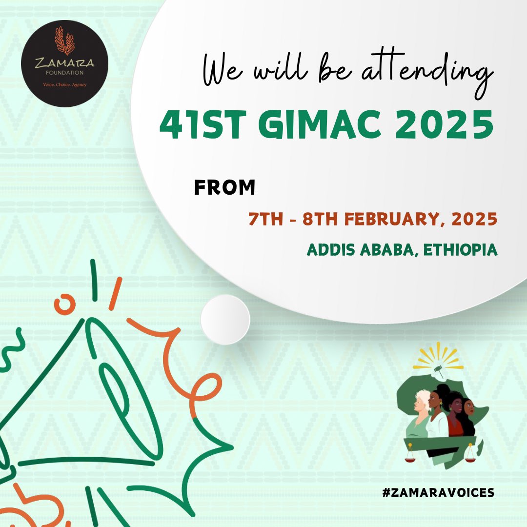 Zamara_fdn's tweet photo. Zamara Foundation is at Addis Ababa for the 41st GIMAC 2025! 🇪🇹✨
We are honored to join feminist voices from across Africa to push for gender justice, bodily autonomy, and transformative leadership.
#GIMAC41 #ZamaraVoices #FeministAgenda #Addis2025 https://t.co/tNZkH5QNsg