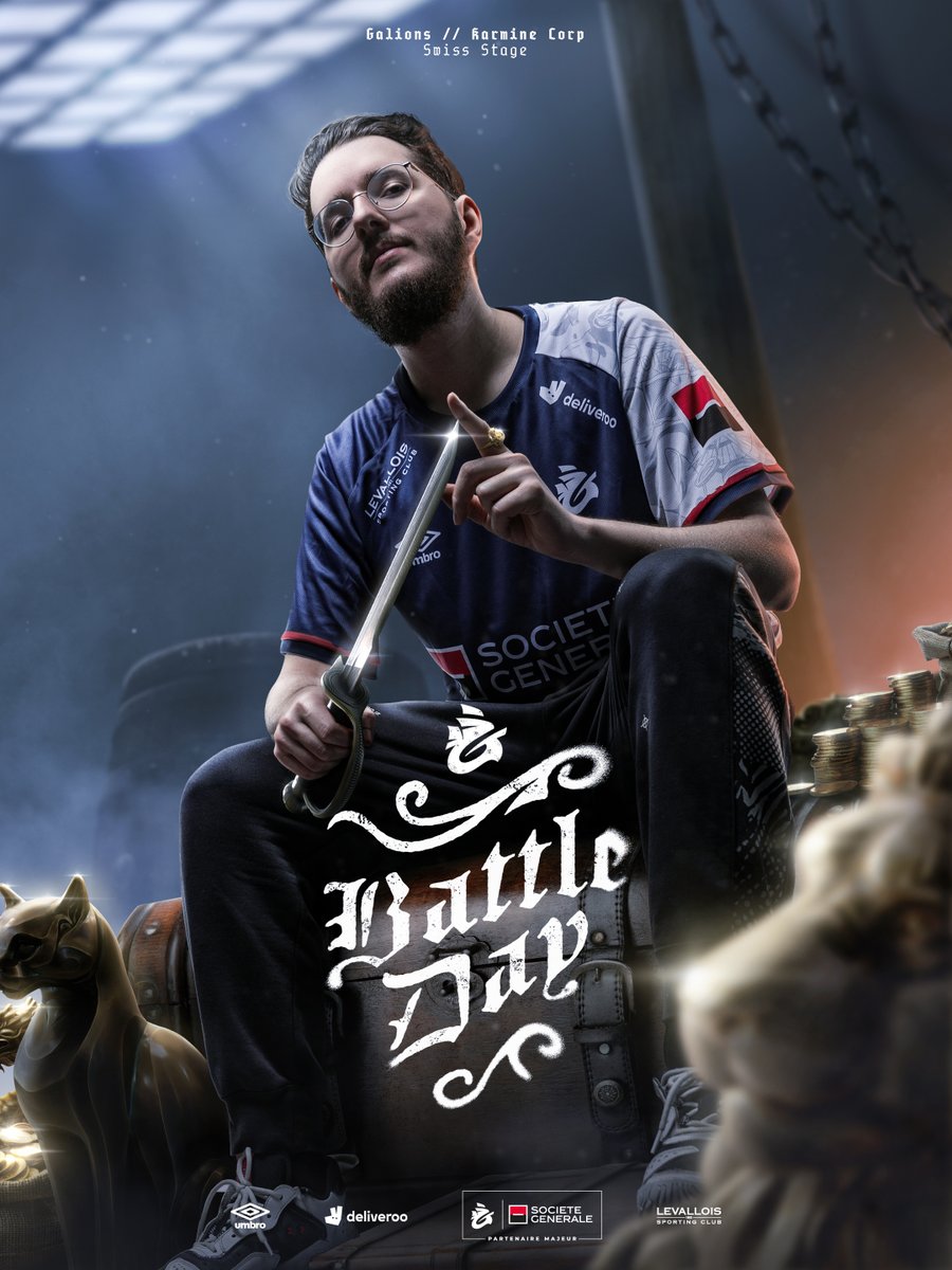 Galions (@galions_) on Twitter photo BATTLE DAY - LFL 💥
Ce soir, on arrache la Karmine Corp en 4K mondovision 🫡
🆚 <a href="/KarmineCorp/">Karmine Corp</a> Blue
🕗 20h00
📺 SixenTV
#NoMercy ⚔️ BATTLE DAY - LFL 💥
Ce soir, on arrache la Karmine Corp en 4K mondovision 🫡
🆚 <a href="/KarmineCorp/">Karmine Corp</a> Blue
🕗 20h00
📺 SixenTV
#NoMercy ⚔️