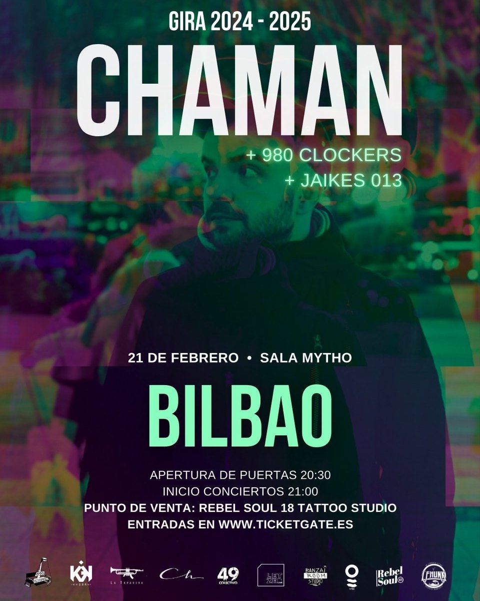 ¡Mi gente de Bilbao!
El próximo 21 de febrero tenemos una cita en salamytho 🫡 junto a mis hermanos 980 Clockers y Jaikes 013

Podéis adquirir las entradas físicas en Rebelsoul18 y online en el enlace de mi perfil.

Gracias por toda la ayuda <a href="/GRINDIN_Radio/">𝕲𝕽𝕴𝕹𝕯𝕴𝕹’</a>
Nos vemos muy pronto ❤️