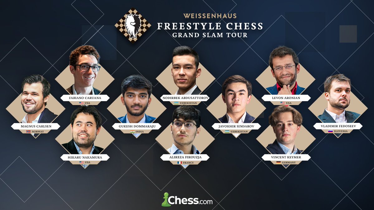 GMJuditPolgar's tweet photo. The @chess_freestyle Grand Slam Tour kicks off tomorrow in Weissenhaus! An amazing lineup with #Carlsen, #Gukesh, #Nakamura, #Caruana, #Aronian, #Abdusattorov, #Firouzja, #Keymer, #Fedoseev, #Sindarov ✨
Stay tuned!🙂
#ChessConnectsUs #chess #freestyle #Germany #topplayers @chesscom
📷 JPCF/Timea Jaksa