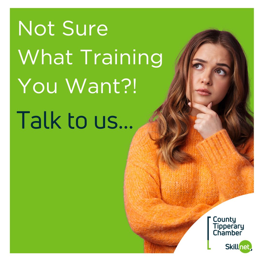 County Tipperary Chamber Skillnet (@cotippskillnet) on Twitter photo Want to do some training this year but don't know where to start? Our friendly team is here to help! You can check out our available courses here countytipperarychamber.com/skillnet-upcom… or contact Sharon at sharon@countytipperarychamber.com or 086 042 8668
#ThinkTalent #Skillnet <a href="/CTChamber/">County Tipperary Chamber</a> Want to do some training this year but don't know where to start? Our friendly team is here to help! You can check out our available courses here countytipperarychamber.com/skillnet-upcom… or contact Sharon at sharon@countytipperarychamber.com or 086 042 8668
#ThinkTalent #Skillnet <a href="/CTChamber/">County Tipperary Chamber</a>