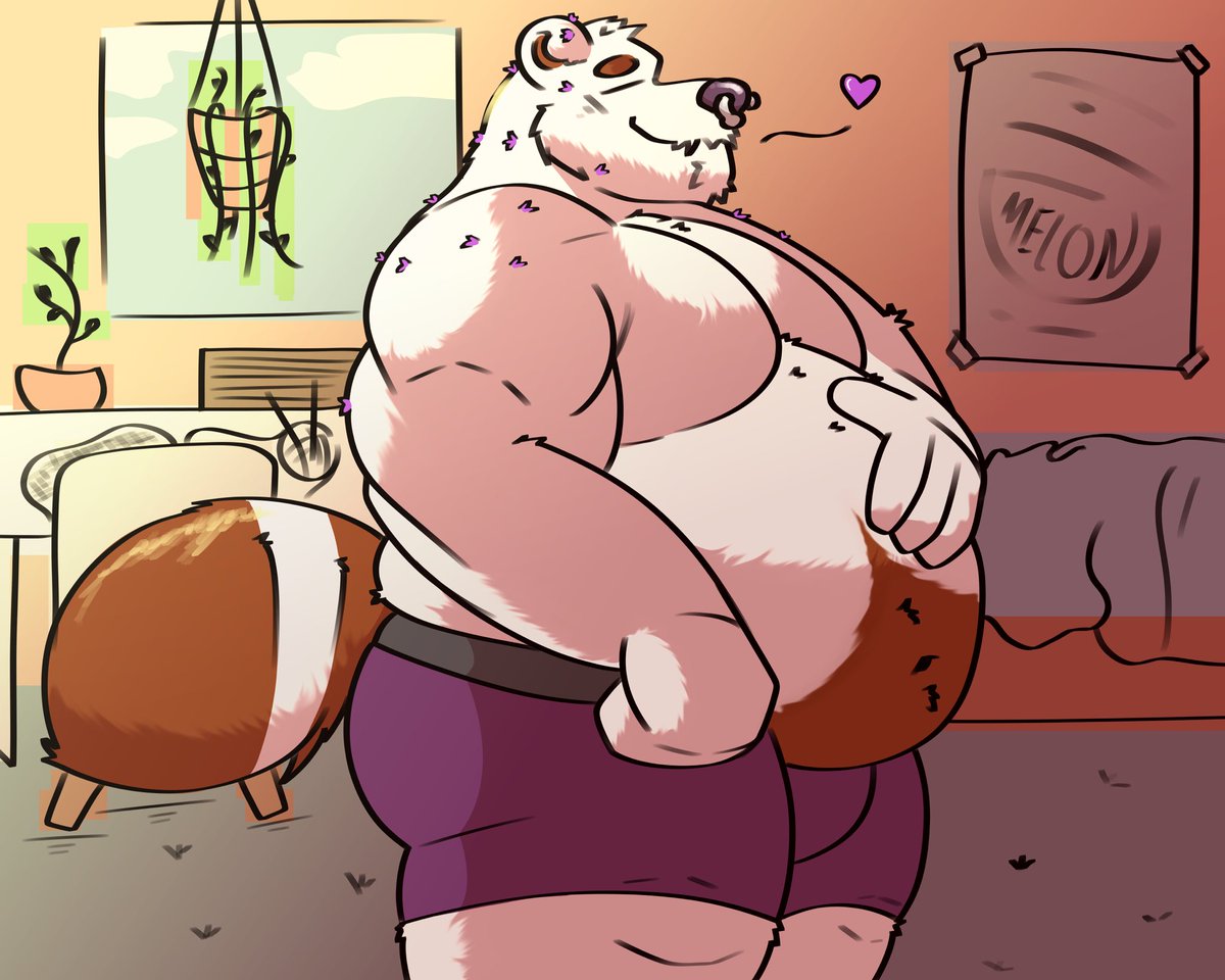 A sleepy morning bear! This was a lil’ gift for someone!