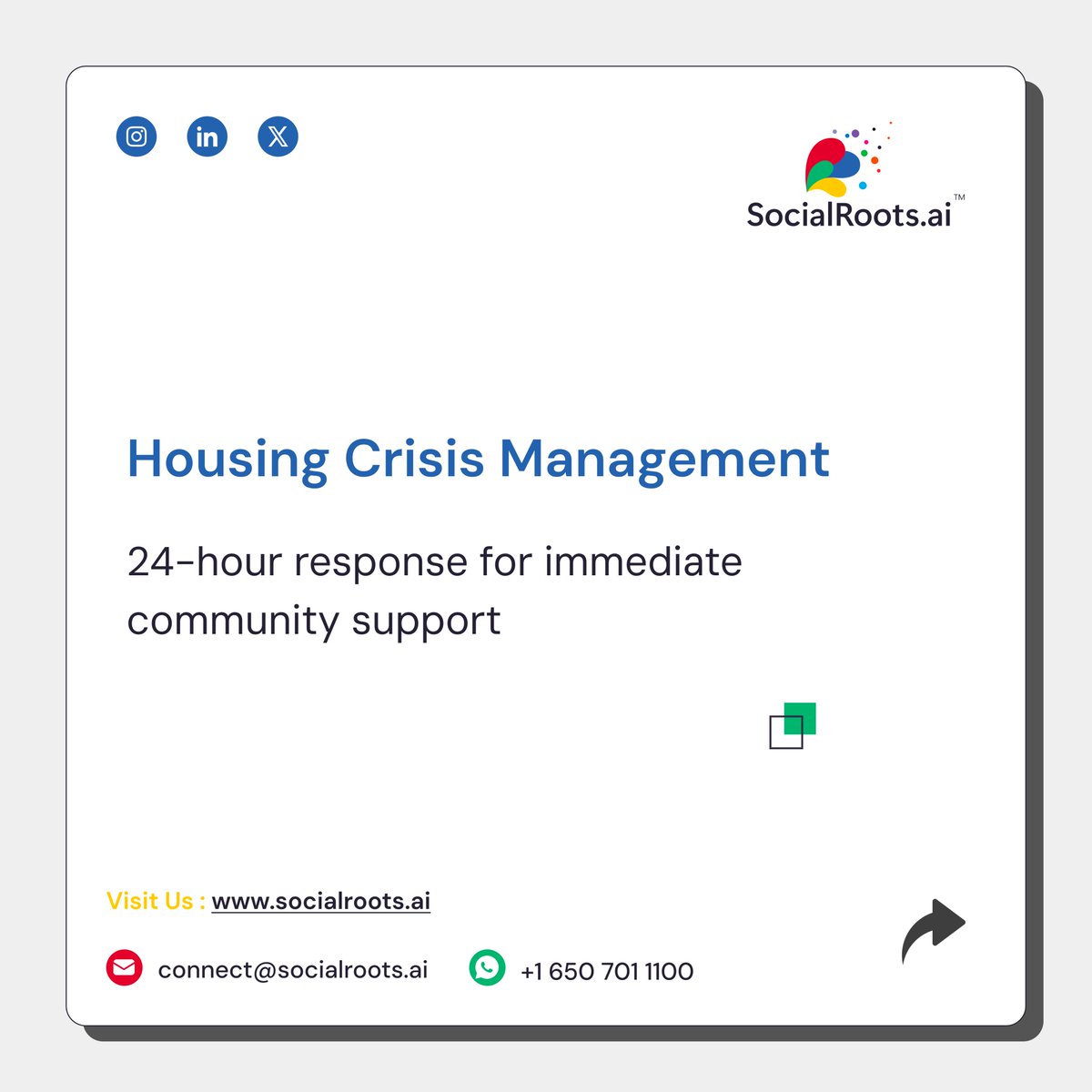 socialroots_ai's tweet image. SocialRoots.ai helps social service organizations streamline referrals and improve coordination across housing, nutrition, health, and workforce programs. Learn more: socialroots.ai

#CommunityServices #ReferralManagement #SocialImpactTech #NonprofitSolutions
