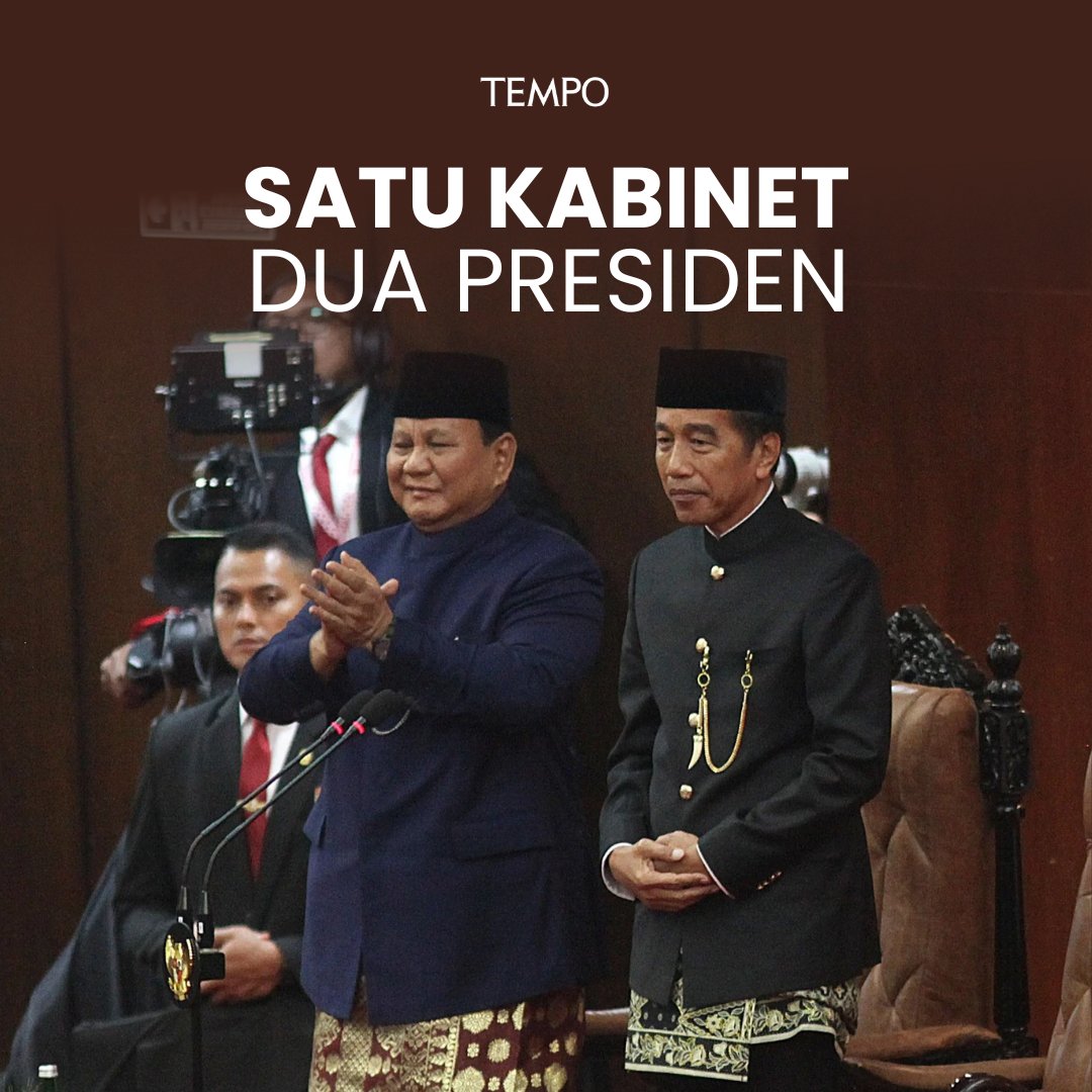 #TempoThread

100 hari kabinet Prabowo, tapi kok Jokowi masih ‘muncul’ di mana-mana? Dari urus mantan anak buah sampe cek proyek-proyeknya, tangan Jokowi nggak bisa lepas gitu aja.

Padahal, kan udah selesai tugasnya, Pak!😅

A Thread
