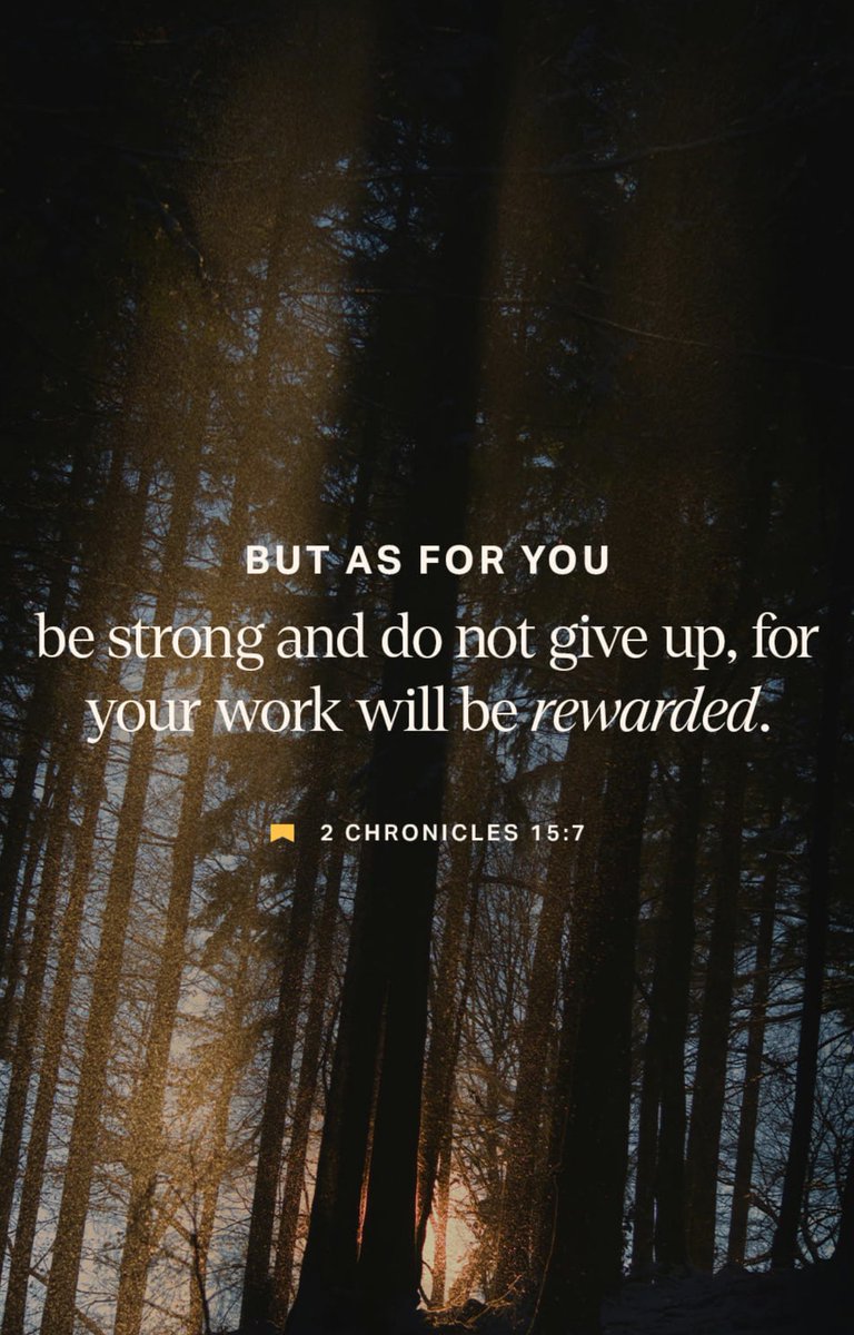 SHEPHERDOFHOPE's tweet photo. Be strong and courageous, for your work will be rewarded! #Faith #Courage #Blessings https://t.co/mDc5zFRAgQ