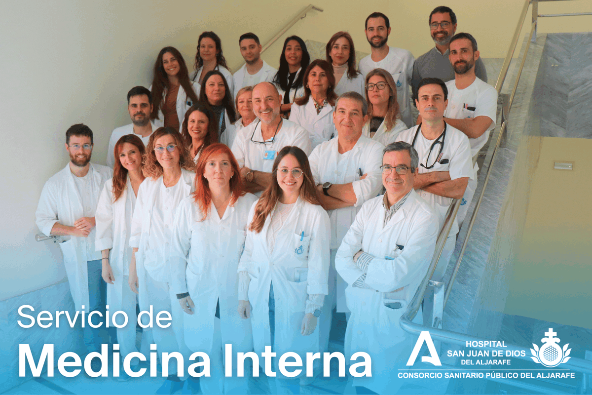 Hospital San Juan de Dios del Aljarafe (@hsjd_aljarafe) on Twitter photo 👩⚕️🧑⚕️Celebramos la #SemanaMedicinaInterna2025 destacando la labor de nuestro equipo de internistas, que cada día brindan una atención integral y de calidad a los pacientes del <a href="/HSJD_Aljarafe/">Hospital San Juan de Dios del Aljarafe</a>, desde la prevención al tratamiento de enfermedades complejas 🩺
#SDLMI2025 👩⚕️🧑⚕️Celebramos la #SemanaMedicinaInterna2025 destacando la labor de nuestro equipo de internistas, que cada día brindan una atención integral y de calidad a los pacientes del <a href="/HSJD_Aljarafe/">Hospital San Juan de Dios del Aljarafe</a>, desde la prevención al tratamiento de enfermedades complejas 🩺
#SDLMI2025