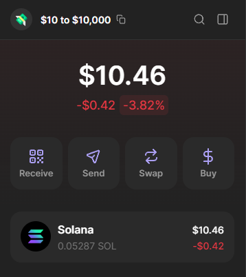 Let's send it

$10 to $10,000 starts tomorrow.

Every trade and transaction is LIVE
95% winrate with 5-25x in seconds
Don’t have $10? I’ll give it to you for free

For join, like, rt, and drop any comment.

Invite links go to followers only.