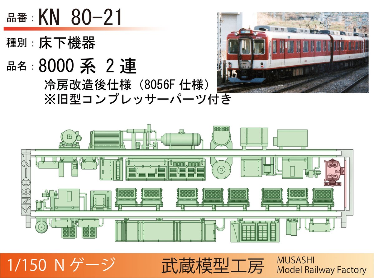 リクエストの多かった 近鉄8000系(2連)や2410系（2連～4連） 数年前に