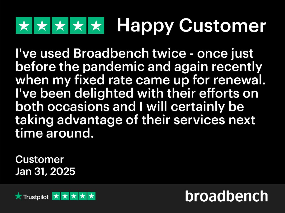 broadbench's tweet photo. 🚀 We're proud to be 5-star rated for our expert contractor financial advice! Don't take our word for it—see what our happy clients have to say. ⭐⭐⭐⭐⭐
👉  https://t.co/uMoSZLxBaA
Happy customers are our bread and butter! 🍞😊 
#5StarService #ContractorFinance #HappyClients https://t.co/09bNpJF5mT