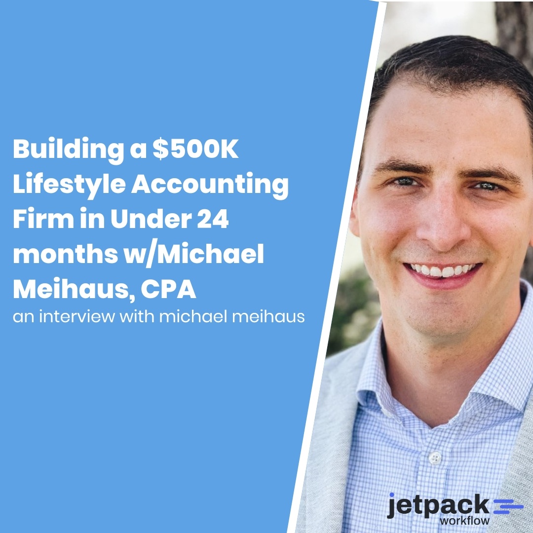 jetpackworkflow's tweet image. Year one: $200K in revenue. Year two: Almost half a million! Michael Meihaus reveals his secrets to rapid growth in the accounting industry. Don't miss this episode for valuable tips on scaling your firm! #BusinessGrowth #Accounting #CPA
bit.ly/4hj1Kji