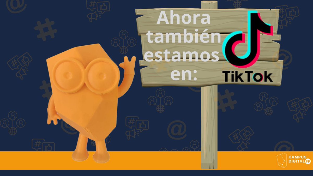 ¡Nos estrenamos en TikTok!🎉🎉🎉 
Síguenos en: tiktok.com/@campusdigital…