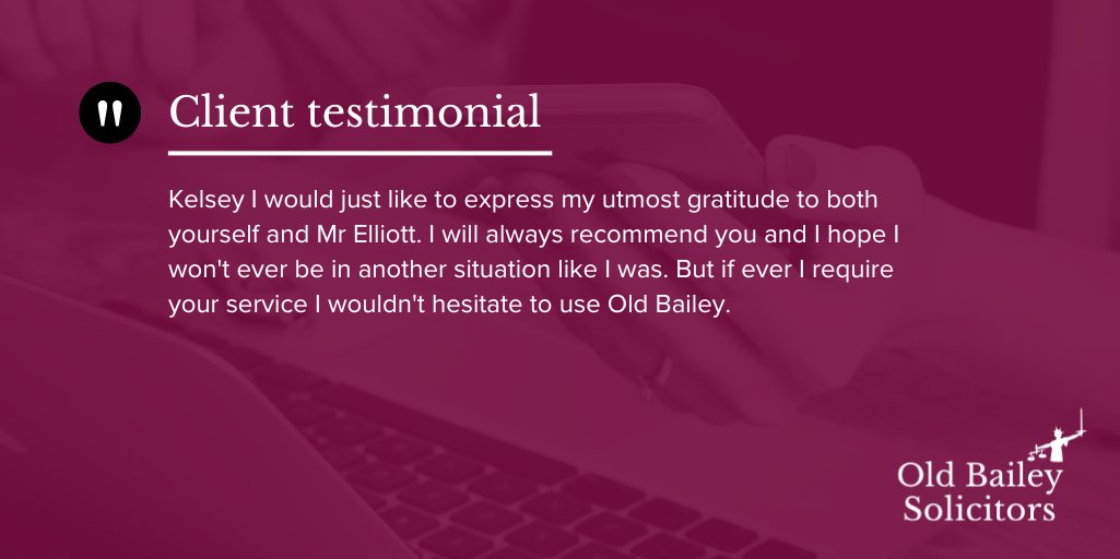 A huge thank you to Kelsey Reid's client for these kind words: "Kelsey, I would just like to express my utmost gratitude...I will always recommend you, and I hope I won’t ever be in another situation like I was."
To read more from our clients: oblaw.co.uk/client-testimo…
