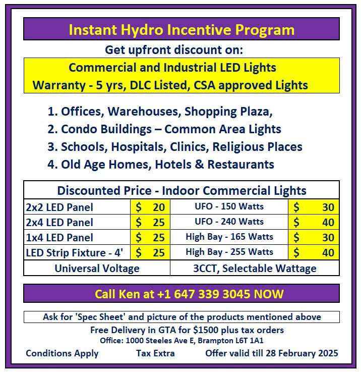 VermaKen19845's tweet image. "Stay Current with Our Newest Electrical Products!"
#TopQualitySupplies #canadadelivery #ElectriciansChoice #powerequipment #electricsupply #StayPoweredUp #bestinthebusiness #canadianelectricians #fastdelivery #QualityElectricals
