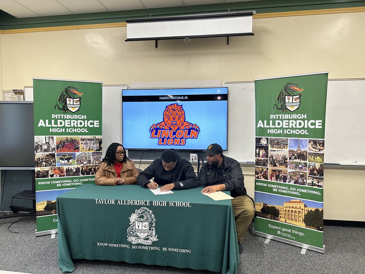 Congratulations ⁦<a href="/MarioWatkinsJr/">Mario Watkins Jr</a>⁩ on signing with ⁦<a href="/LUL1onsFootball/">Lincoln University (PA) Football</a>⁩