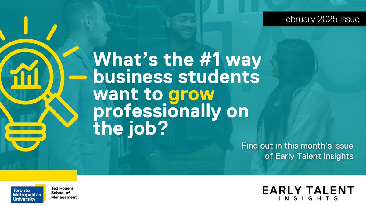 trsmtorontomet's tweet image. 💡 Mentorship, collaboration, or social activities—what’s shaping future leaders? Get exclusive poll results &amp;amp; actionable data in this month’s Early Talent Insights.
👉 Subscribe for free: bit.ly/4eiCyHi
#CampusRecruitment #NewGrads #Hiring #EarlyTalentInsights