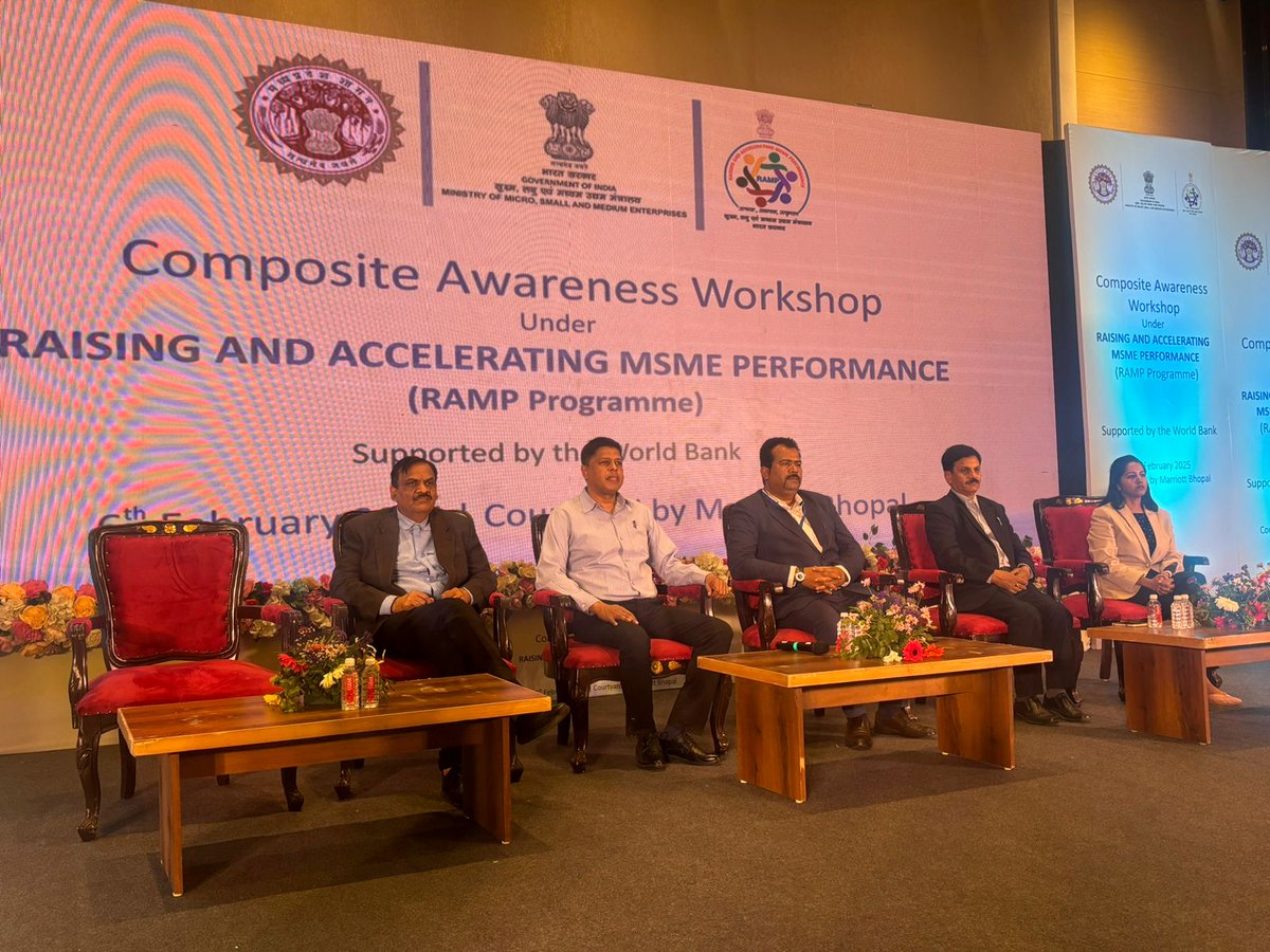 minmpmsme's tweet photo. Experts delved into key areas such as GIFT, SPICE, ZED, LEAN, IPR, and TReDS, offering valuable insights to enhance productivity, competitiveness, and innovation for MSMEs in the global market.
#RAMPMP #GoMP https://t.co/wGIwpmwYlJ