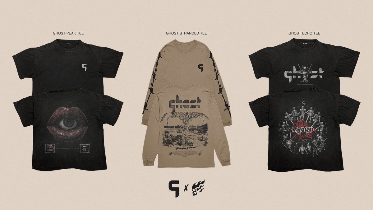 Ghost x Lane: Merch Collection Concept