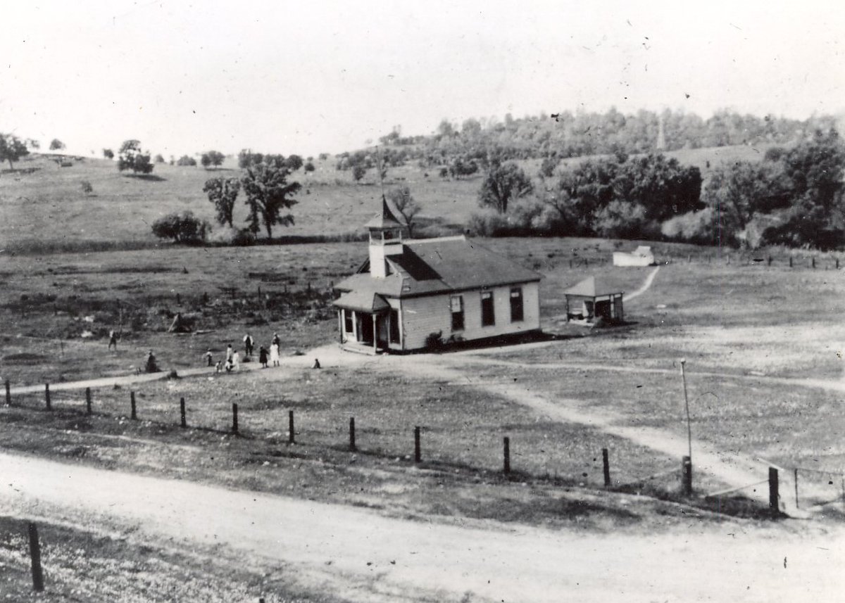 Natoma Joint School
c. 1918
Located in the Mormon Island area now under Folsom Lake.

The school was moved at least twice so that gold could be dredged where it had sat.