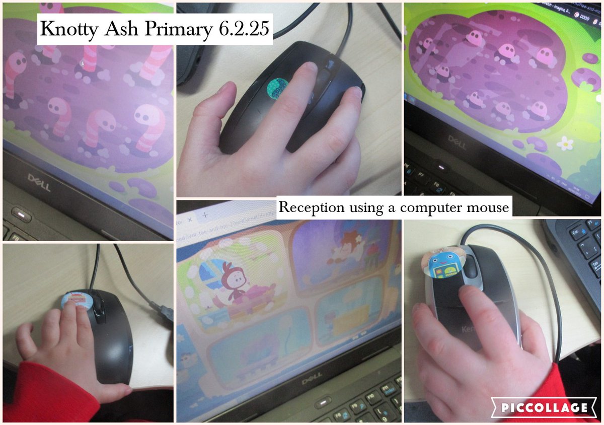 Pupils of Reception have been using a computer mouse today. We used the BBC 'Tee and Mo - Our Little World' activity <a href="/AshKnotty/">Knotty Ash Primary</a>