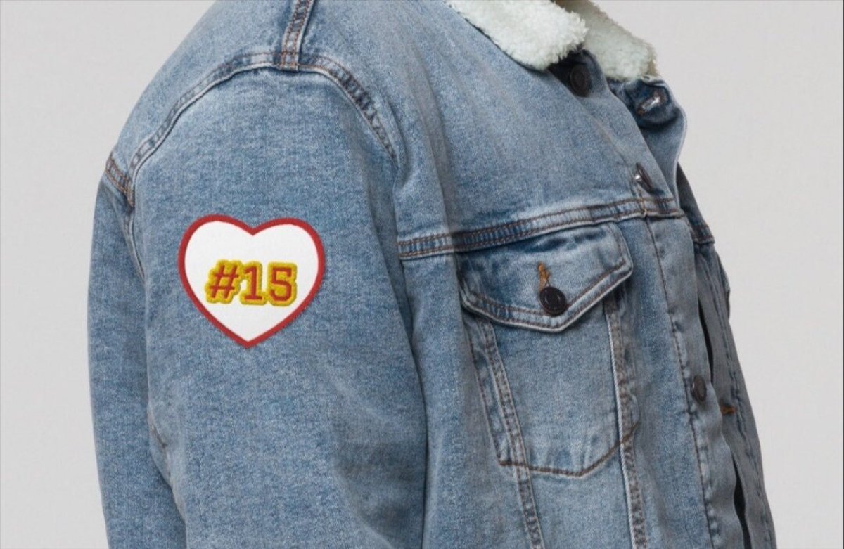 Swankkc816's tweet image. Show your love for Patrick Mahomes #15 with the heart iron-on patch! ❤️💛 Perfect for game day fits—grab yours now at swankkc.com! 🏈🔥 Go Chiefs! #ChiefsKingdom #PatrickMahomes #15 #HeartPatch #IronOnPatch #GameDayReady #GoChiefs #SwankKC
