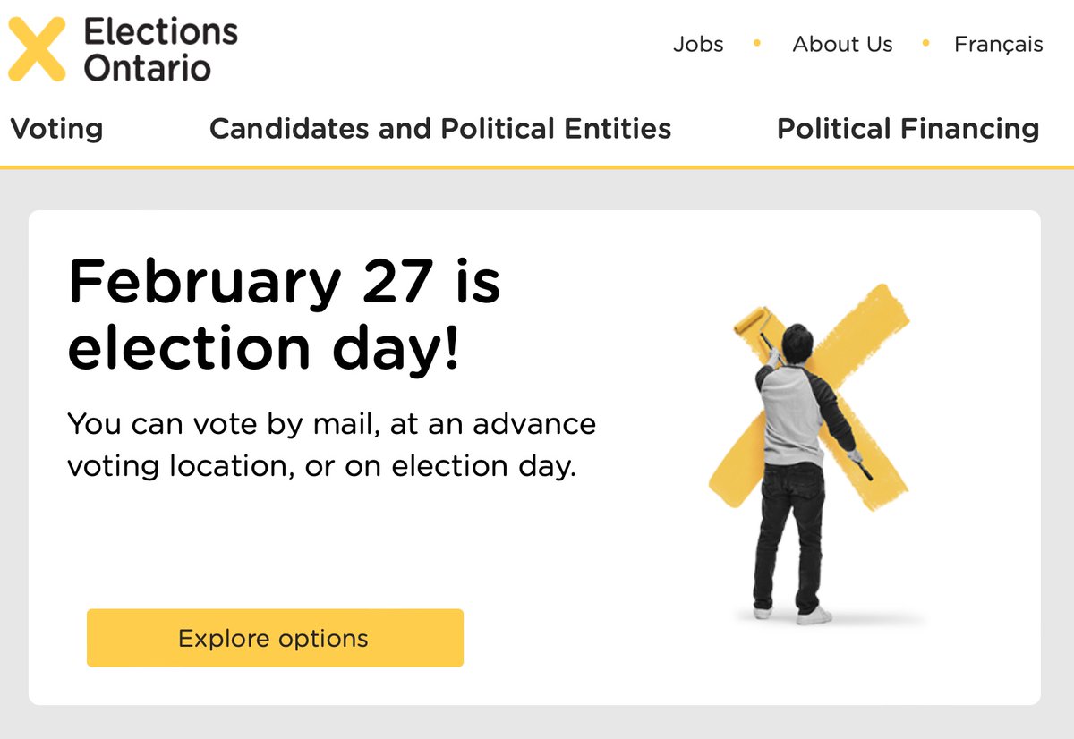 MSIFN's tweet photo. Ontario is heading to the polls on February 27th.
Do you know how to vote, where your polling station will be located, or do you need to vote in advance?
Find voting information from @ElectionsON :
Link here: https://t.co/mj7jNpkXkE
#Ontario #Voterinfo #OntarioElection https://t.co/oxFSixuHf3