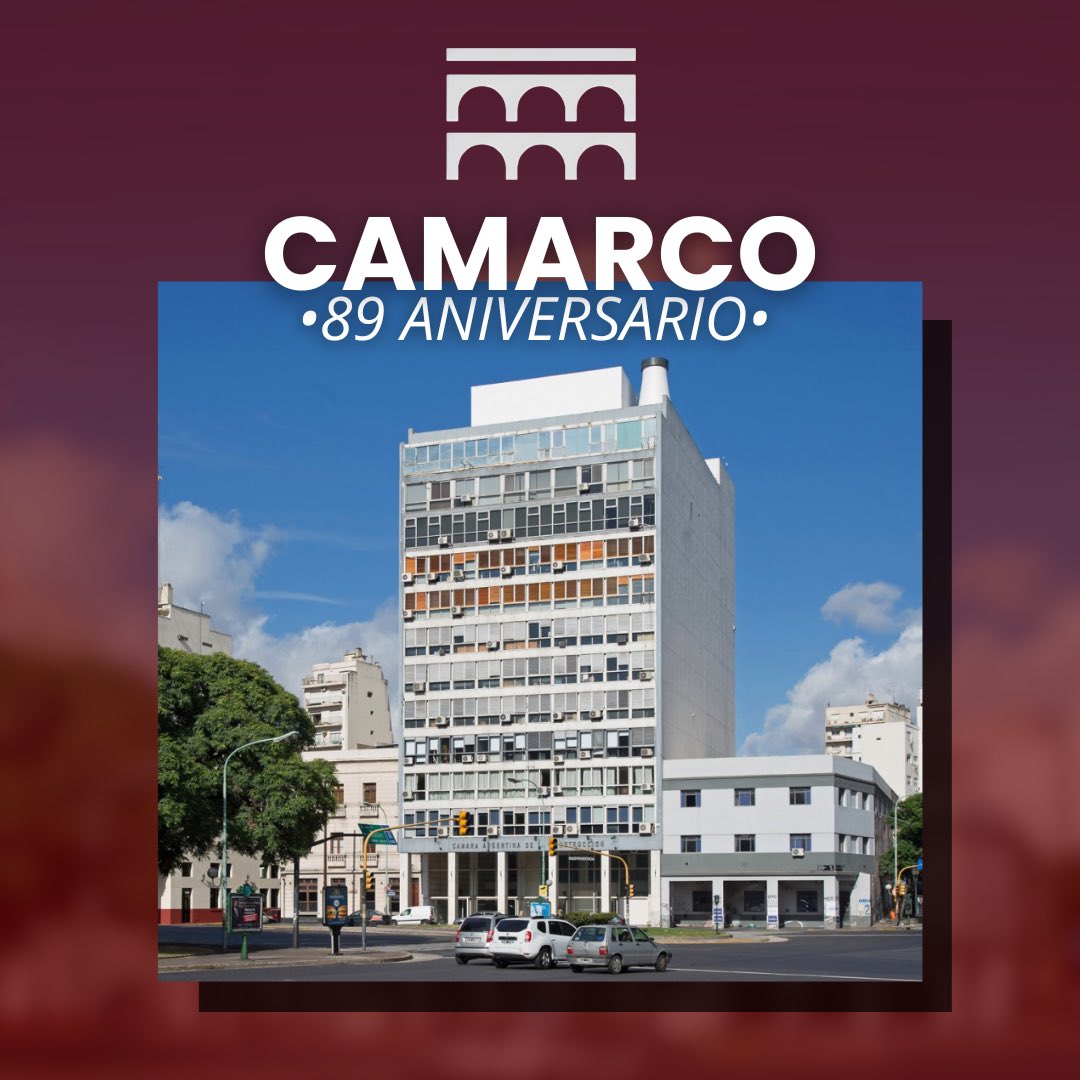 camarco_PBA's tweet photo. 🏗️ Hoy celebramos un nuevo aniversario de la Cámara Argentina de la Construcción, institución que desde su creación el 6 de febrero de 1936 ha sido un pilar fundamental en el desarrollo del sector en nuestro país. https://t.co/lpLoZ01hxb