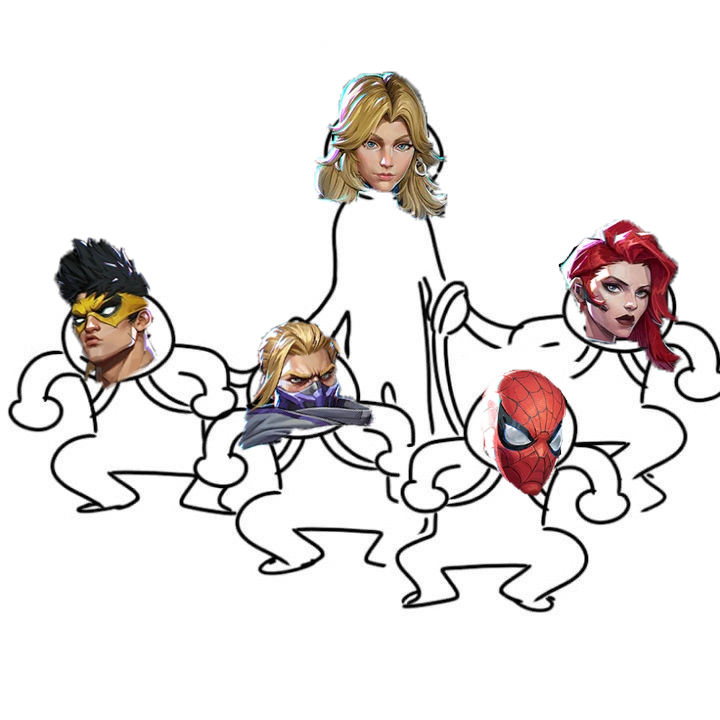 SorenHighwind's tweet photo. The Four Horseman of "We aren't winning this match" https://t.co/o9ySiNQIfx