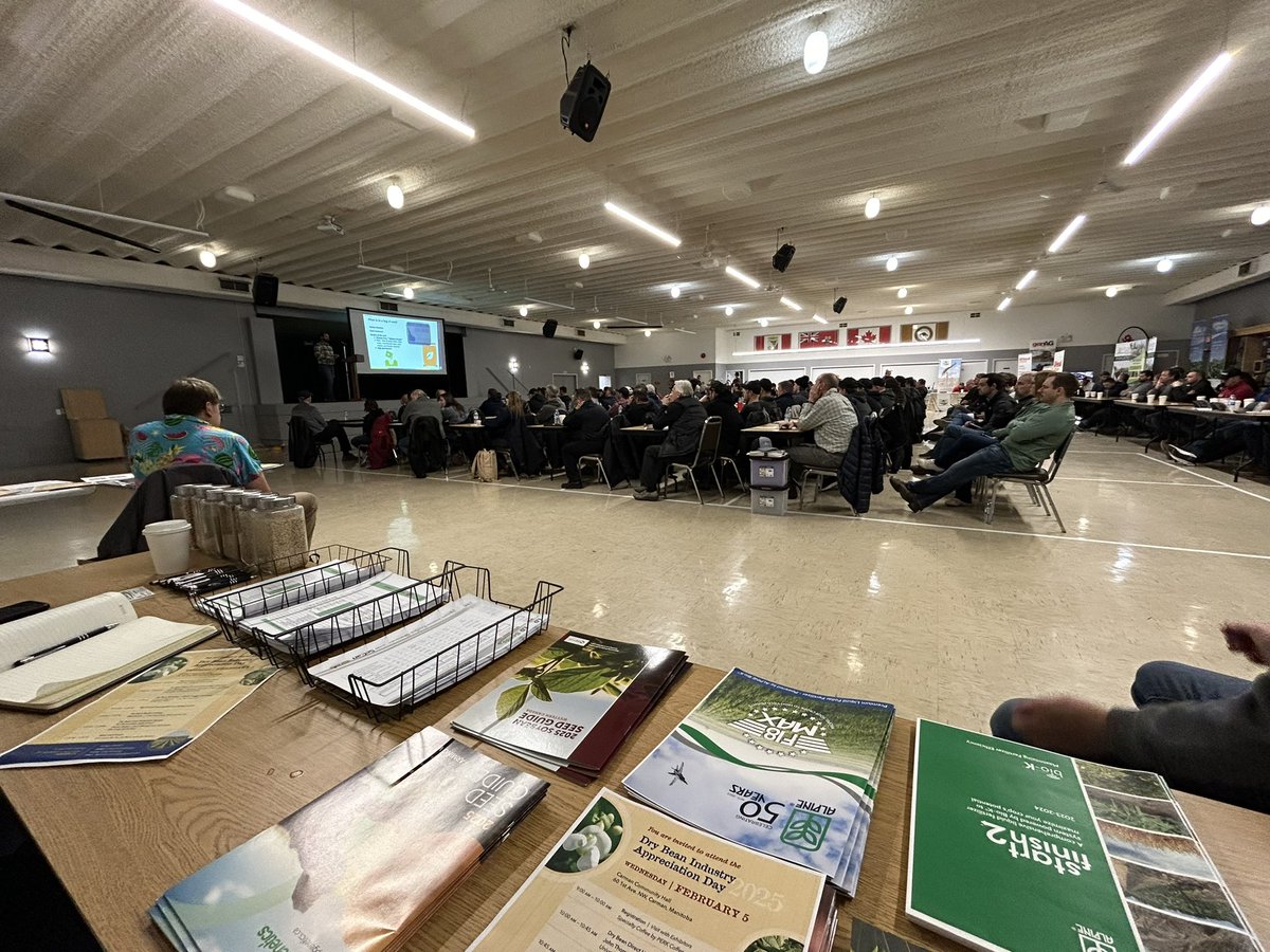 Lots of good presentations and discussions at the Carmen Dry Bean days this year. Thanks again to <a href="/MbPulseGrowers/">MPSG</a> for putting on a great show!