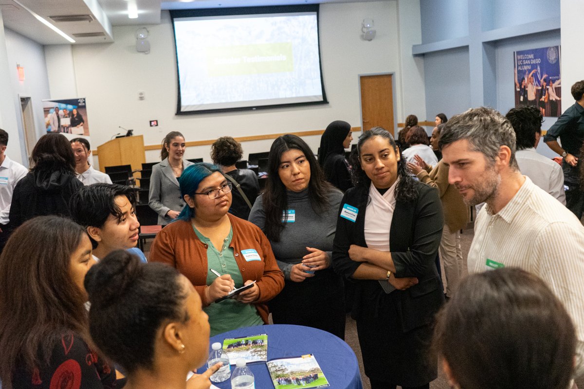 PATHSUCSD's tweet image. On January 27th, hosted its 2nd Annual PATHS Scholars Program Networking Event. Our networking event aims to bring PATHS Scholars together with a diverse community of industry professionals, community leaders, and esteemed faculty members!