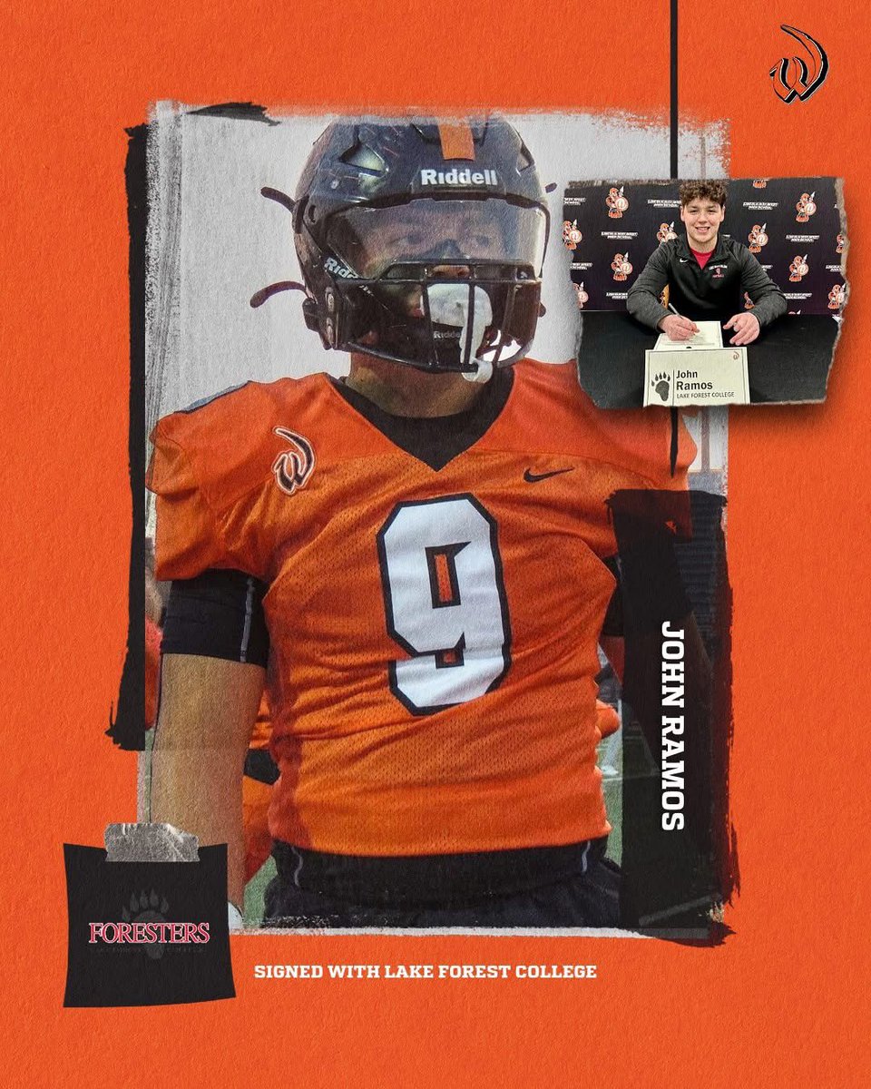 Lincoln-Way West Athletics (@lwwathletics) on Twitter photo John Ramos has committed to play football at Lake Forest College. He would like to thank his family for being his biggest supporters and his coaches and teammates for always pushing him on and off the field. Congratulations John!
#GoWarriors #NationalSigningDay <a href="/LWWestWarriorFB/">Lincoln-Way West Football</a> John Ramos has committed to play football at Lake Forest College. He would like to thank his family for being his biggest supporters and his coaches and teammates for always pushing him on and off the field. Congratulations John!
#GoWarriors #NationalSigningDay <a href="/LWWestWarriorFB/">Lincoln-Way West Football</a>