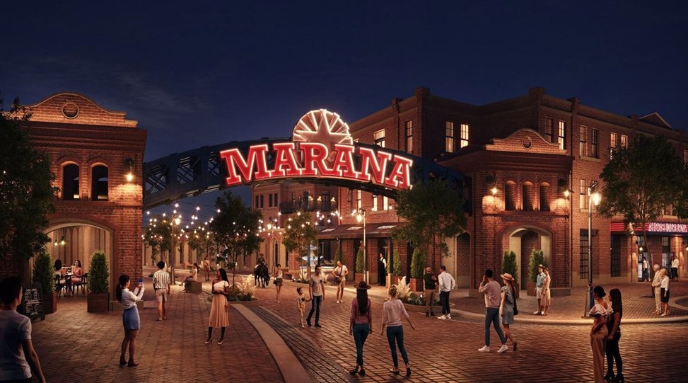 Downtowns are the heart and soul of a community.  Exciting to see the new Downtown Marana development progress, a 20-acre walkable entertainment and retail district inspired by Mule Alley at Fort Worth Stockyards in Texas.  

Take a look at what's to come: maranaaz.gov/Marana-Life/Do…