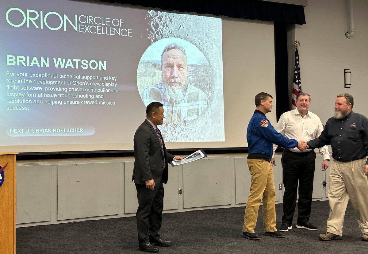 AllPointsLLC's tweet image. Congratulations to All Points’ Principal Software Engineer &amp;amp; Technical Manager, Brian “BW” Watson, who received @NASA&apos;s Circle of Excellence Award for over 10 years of outstanding contributions to the Lockheed Martin Orion Program Team! #NASA #LMSpace