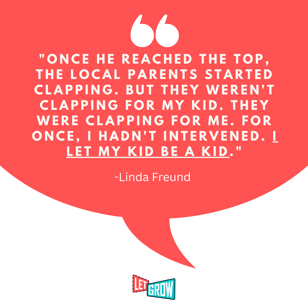 LetGrowOrg's tweet image. From helicopter mom to free-range parent: "The only thing that changes parents is seeing their kid has done something without them." - @FreeRangeKids

One mom's story of letting go in Barcelona.  Read the full story ow.ly/1IRa50UTMjl #Parenting #CulturalDifferences #LetGrow