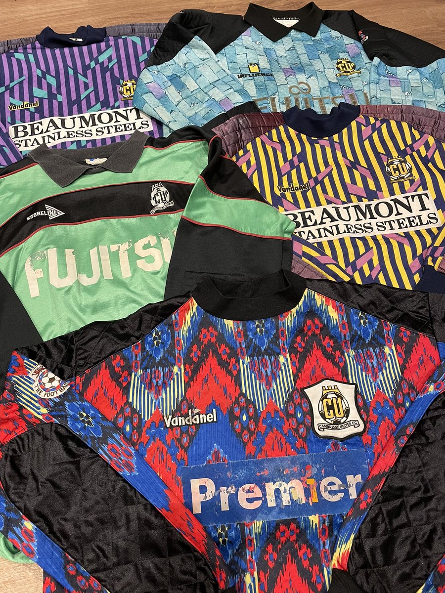 WANTED: Cambridge United pre 2010 match worn Goalkeeper shirts, adult replica also considered. Umbro, Mileta, Nike, Scoreline, Influence, Vandanel, Patrick, Superleague, TFG, Sporta. DMs open, cash waiting. TIA #cambridgeunited #cufc #camutd