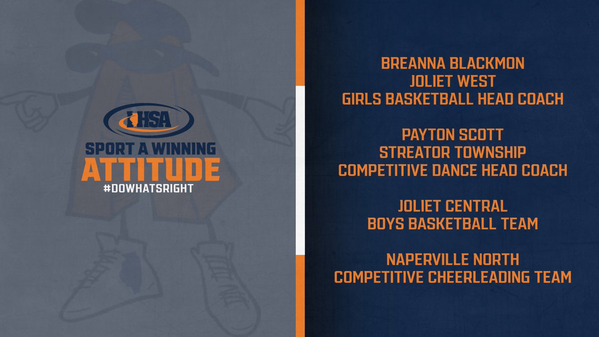 IHSAddATude's tweet image. Some @IHSAOfficials wanted to recognize these coaches and teams for their acts of sportsmanship this winter. Thanks for being a great example of how to #DoWhatsRight!