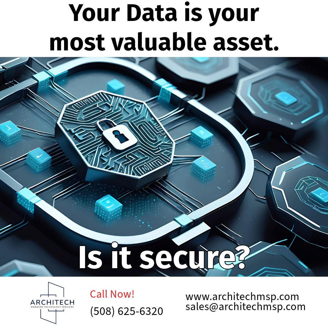 ArchitechLC's tweet image. 📂 Your Data is Your Most Valuable Asset – Protect It! 🔐

Don’t take the risk—let Architech protect what matters most.

📩 Learn more: architechmsp.com | Email: sales@architechmsp.com

#DataSecurity #BusinessContinuity #DataBackup #CyberProtection #ArchitechMSP