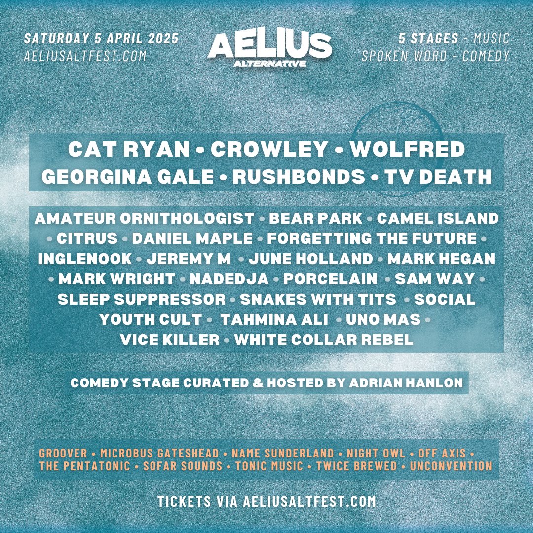 UNO MAS (@unomasband) on Twitter photo NEWCASTLE ⚡️
We are coming up to say lets av it on Saturday the 5th of April at <a href="/AeliusAltFest/">Aelius Alternative Festival</a>!! 🤟🏼
See ya there x
🎟 linktr.ee/aeliusaltfest NEWCASTLE ⚡️
We are coming up to say lets av it on Saturday the 5th of April at <a href="/AeliusAltFest/">Aelius Alternative Festival</a>!! 🤟🏼
See ya there x
🎟 linktr.ee/aeliusaltfest