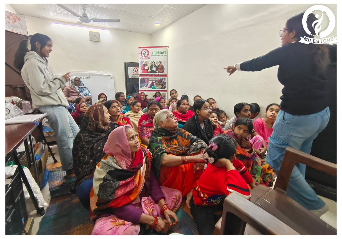 MilestoneNgo's tweet image. Raising Awareness on World Cancer Day 🎗️
MILESTONE, in collaboration with DLSA, conducted a Cancer Awareness Session at Gole Market, New Delhi, including youth &amp;amp; women on cancer prevention and healthy living. 
Empowering the community with knowledge.

#WorldCancerDay