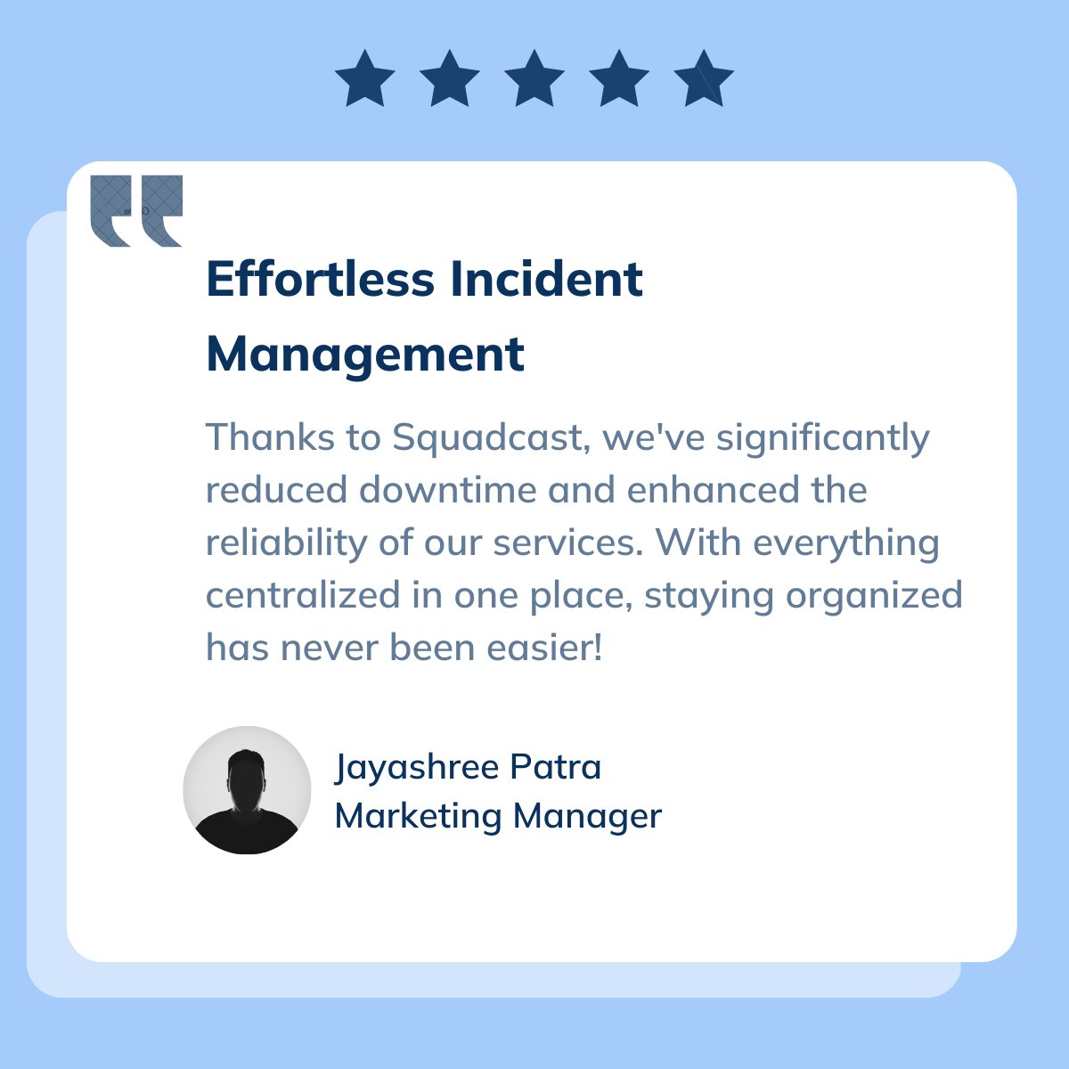 Squadcast Inc. (@squadcasthq) on Twitter photo Another day, another 5-star review! π Thank you for sharing your experience with us. Weβre proud to support your journey from On-Call to SRE.
Start your <a href="/squadcastHQ/">Squadcast Inc.</a> experience today β try it for free: bit.ly/4gN0oNy
#CustomerLove #Feedback #G2 #Squadcast #OnCall Another day, another 5-star review! π Thank you for sharing your experience with us. Weβre proud to support your journey from On-Call to SRE.
Start your <a href="/squadcastHQ/">Squadcast Inc.</a> experience today β try it for free: bit.ly/4gN0oNy
#CustomerLove #Feedback #G2 #Squadcast #OnCall