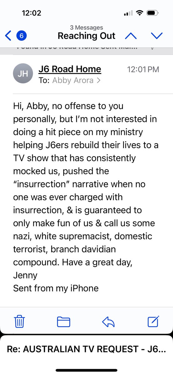 Jenny Cudd J6 🇺🇸 (@jennytexas1) on Twitter photo My response to the Daily Show, <a href="/jonstewart/">Jon Stewart</a> & <a href="/Trevornoah/">Trevor Noah</a> , asking to do a segment on my J6 ministry. 🤦🏼♀️ My response to the Daily Show, <a href="/jonstewart/">Jon Stewart</a> & <a href="/Trevornoah/">Trevor Noah</a> , asking to do a segment on my J6 ministry. 🤦🏼♀️