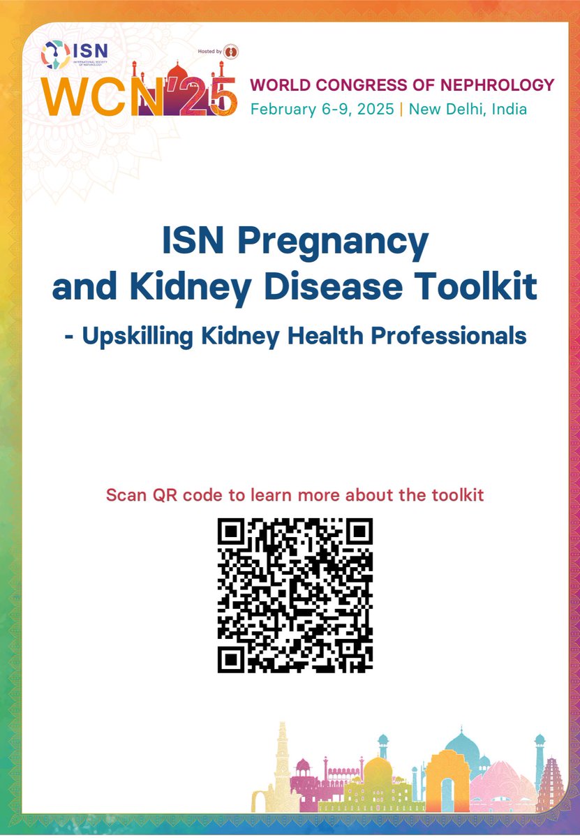 Shilpa Jesudason (@shilpa_jes) on Twitter photo A milestone day ! My third “baby”
Is born ! With <a href="/ISNeducation/">ISN Education</a> <a href="/ISNkidneycare/">Int Society of Nephrology</a> we launched the #Pregnancy and #Kidneydisease tool kit - the culmination of nearly 2 years of work from our #ISN Train the Trainer Faculty and Trainers
See the QR code for links to the tool kit A milestone day ! My third “baby”
Is born ! With <a href="/ISNeducation/">ISN Education</a> <a href="/ISNkidneycare/">Int Society of Nephrology</a> we launched the #Pregnancy and #Kidneydisease tool kit - the culmination of nearly 2 years of work from our #ISN Train the Trainer Faculty and Trainers
See the QR code for links to the tool kit