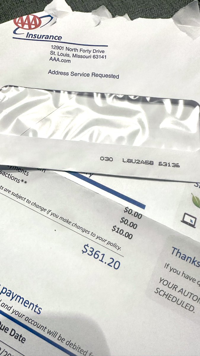 JimmyJammHayes's tweet image. Can Somebody, Anybody, E’erBody! #Recommendation Make 1 claim in 5yrs; $150 NOW THIS $361?!
I NEED A BETTER COMPANY! #AAAInsurance😤 @AAAauto