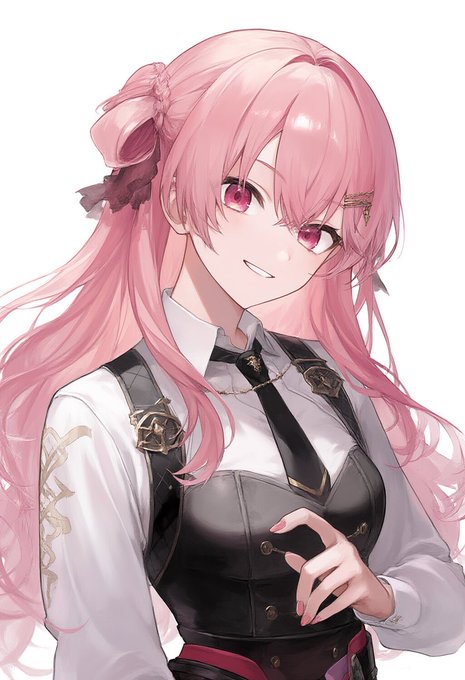 フクロウくんがインポすぎるからあたしで練習してみっかみたいにウィッグかぶってくれてるカラスさんみたいになっちゃったよ(pink hairをダメ元で足した)(出ねえならサジェストすなーっ!) 