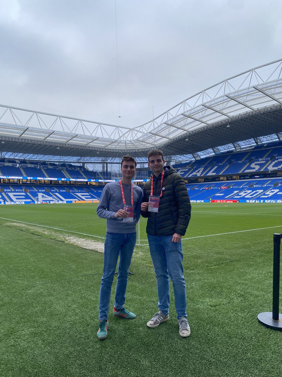 AbrahamDPZ152's tweet photo. 🔴🔴Todo listo en el Reale Arena. @FutbolForal presente para cubrir la eliminatoria copera de @Osasuna en un enclave único. ¡Sigue el minuto a minuto de los 1/4 en nuestras redes! https://t.co/yMnE6QdkTM