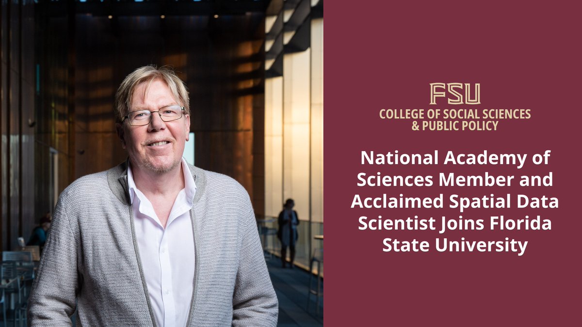 Stewart Fotheringham, one of the foremost experts in spatial data science, has joined Florida State University’s Department of Geography as the Krafft Professor of Spatial Data Science and director of the new Spatial Data Science Center.

Read more: news.fsu.edu/news/universit…