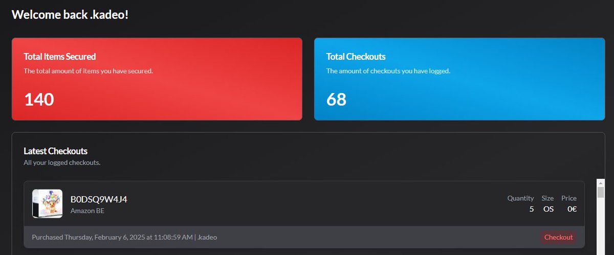 140 ETB To day 
~ 15 cancels 
~ 125 sticks with shipping date 🥳
<a href="/Antares_Bot/">Antarès</a> 
<a href="/Proxcop/">Proxcop</a>