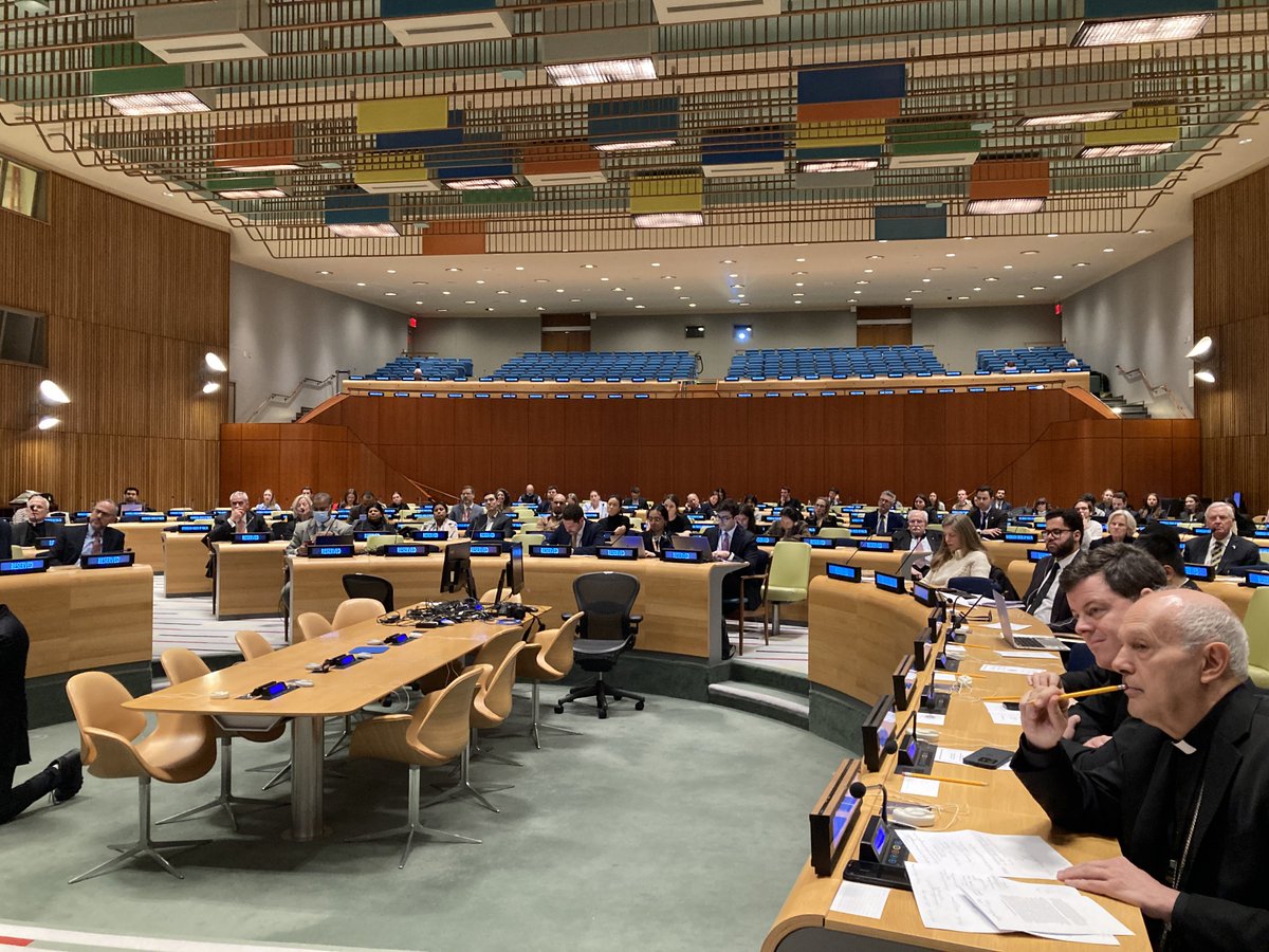 Great to be in the UN speaking on AI ethics and to be re-united with <a href="/paolobenanti/">Paolo Benanti</a> and to meet <a href="/EthicsInAI/">The Institute for Ethics in AI</a>’s latest recruit as postdoc Federica Fedorczyk
