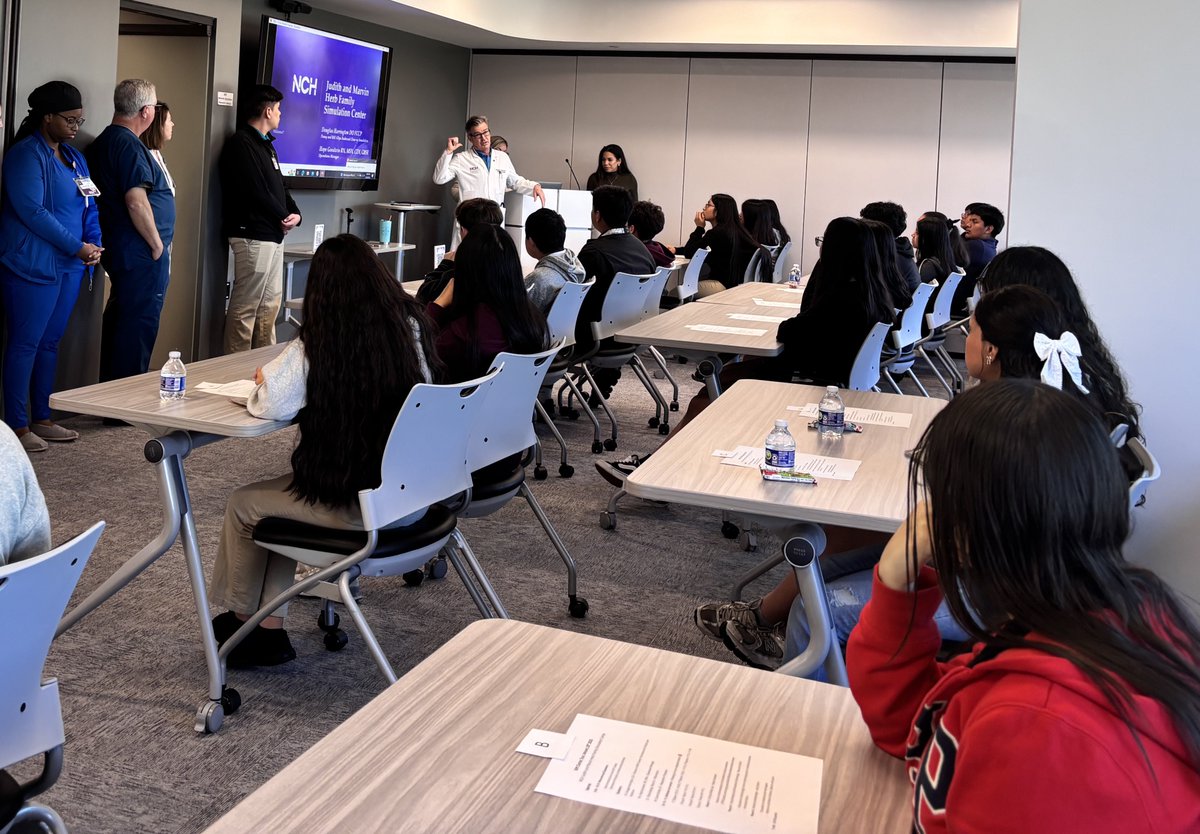 RCMA scholars explored careers in healthcare at NCH’s SIM Center! 🏥 Thanks to Dr. Carlos Quintero, Dr. Emily Kassar, Dr. Douglas Harrington, Hope Goodwin, Paul Hiltz, and the amazing cardio/respiratory techs for inspiring our 8th graders. We’re so grateful! 🙌 #RCMA #Healthcare