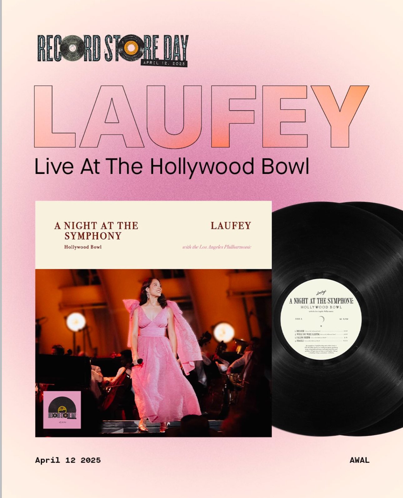 洋楽 Laufey / A Night At The Symphony RSD2025 Laufey, A Night At The Symphony: Hollywood Bowl (Mint (M